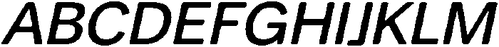 Balium Medium Obl ttf (500) Font UPPERCASE