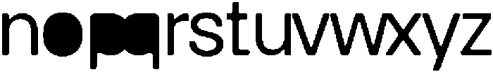 Balium Roman Fill Bad Kerning ttf (400) Font LOWERCASE