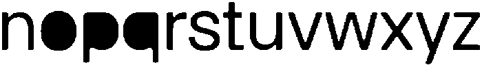 Balium Roman Fill ttf (400) Font LOWERCASE