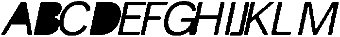 Balium Roman Obl Fill Bad Kerning ttf (400) Font UPPERCASE