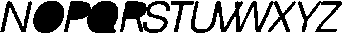 Balium Roman Obl Fill Bad Kerning ttf (400) Font UPPERCASE