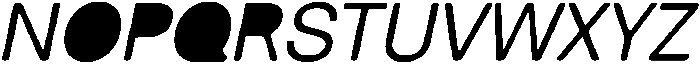 Balium Roman Obl Fill ttf (400) Font UPPERCASE