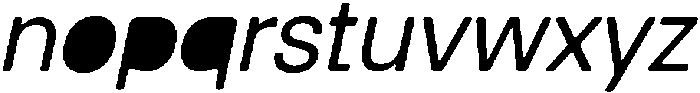 Balium Roman Obl Fill ttf (400) Font LOWERCASE