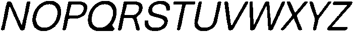 Balium Roman Obl ttf (400) Font UPPERCASE