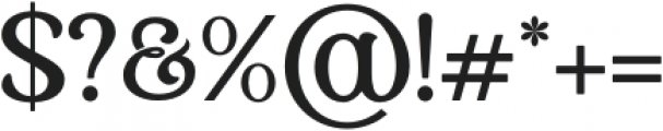 Balivia Bold otf (700) Font OTHER CHARS