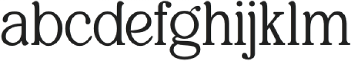 Balivia Regular otf (400) Font LOWERCASE