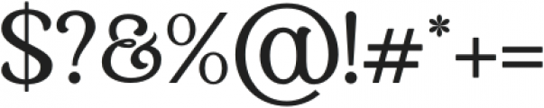 Balivia Semi Bold otf (600) Font OTHER CHARS