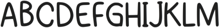 Baljufeo Regular otf (400) Font UPPERCASE