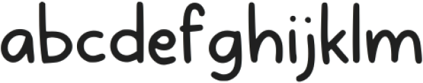 Baljufeo Regular otf (400) Font LOWERCASE