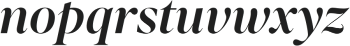 Balkist Bold Italic otf (700) Font LOWERCASE