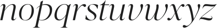 Balkist Light Italic otf (300) Font LOWERCASE