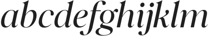 Balkist Medium Italic otf (500) Font LOWERCASE