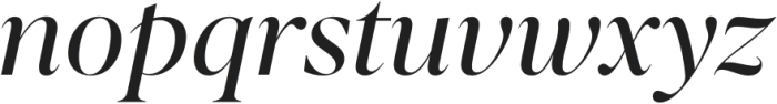 Balkist Medium Italic otf (500) Font LOWERCASE