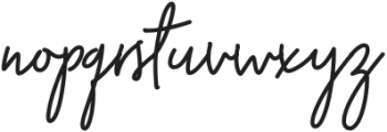 Ball-Pen-Regular otf (400) Font LOWERCASE