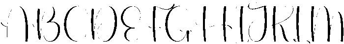 Ballerina Regular otf (400) Font UPPERCASE