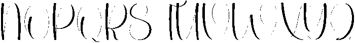 Ballerina Regular otf (400) Font UPPERCASE
