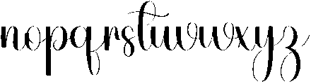 Ballerina Regular otf (400) Font LOWERCASE