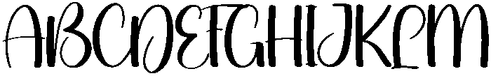 Ballerina Regular otf (400) Font UPPERCASE