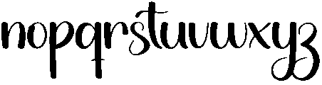 Ballerina Regular otf (400) Font LOWERCASE
