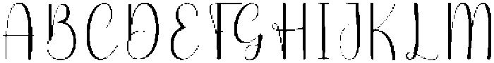 Ballerina Regular otf (400) Font UPPERCASE