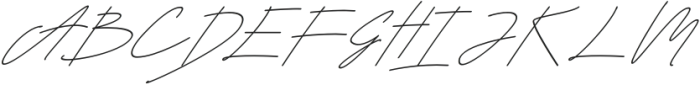 Ballifornia Signature Italic otf (400) Font UPPERCASE