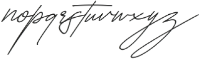 Ballifornia Signature Italic otf (400) Font LOWERCASE