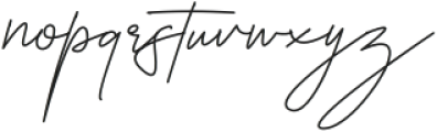 Ballifornia Signature Regular otf (400) Font LOWERCASE