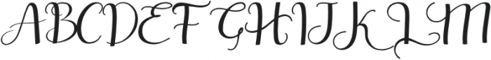 Ballihay otf (400) Font UPPERCASE