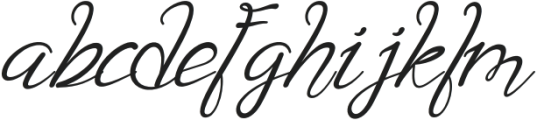 Ballinka Italic otf (400) Font LOWERCASE