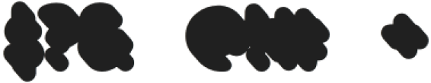 Balloon Font - Shadow Regular otf (400) Font OTHER CHARS