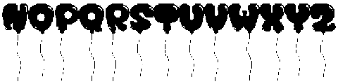 Balloon Regular otf (400) Font UPPERCASE