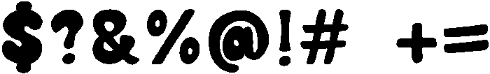 Balloon Regular otf (400) Font OTHER CHARS