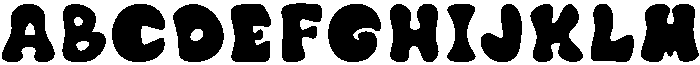 Balloon Regular otf (400) Font UPPERCASE