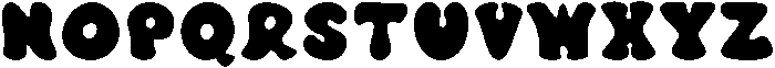 Balloon Regular otf (400) Font UPPERCASE