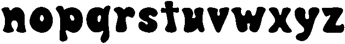 Balloon Regular otf (400) Font LOWERCASE