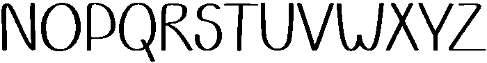Balloon Regular otf (400) Font UPPERCASE