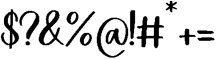 Balloon otf (400) Font OTHER CHARS