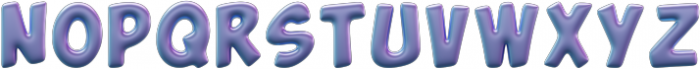 Balloons 3D Regular otf (400) Font LOWERCASE