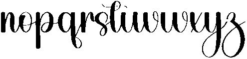 Ballpoint Regular otf (400) Font LOWERCASE