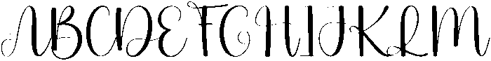 Ballpoint Regular otf (400) Font UPPERCASE