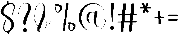 Ballpoint Santa Regular otf (400) Font OTHER CHARS