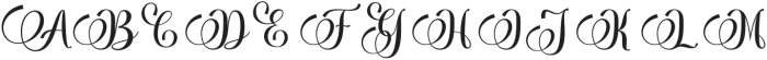 Balmida Regular otf (400) Font UPPERCASE