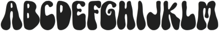 Balmy Groove Regular otf (400) Font UPPERCASE