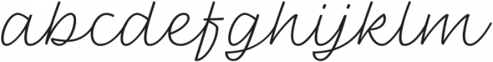 Balneario Script Regular otf (400) Font LOWERCASE