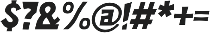 Balok Display Font Oblique otf (400) Font OTHER CHARS