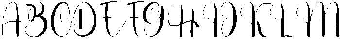Balpoint Handwriting Regular otf (400) Font UPPERCASE