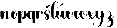 Balpoint Handwriting Regular otf (400) Font LOWERCASE