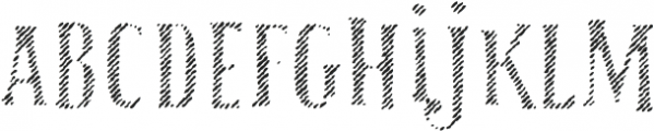 Balter Serif Rustic Hatch otf (400) Font UPPERCASE