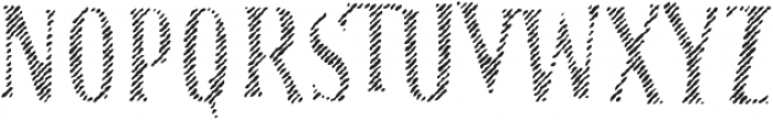 Balter Serif Rustic Hatch otf (400) Font UPPERCASE