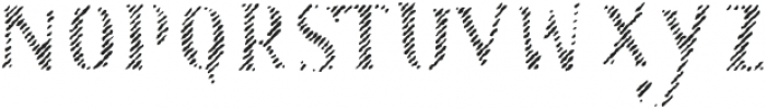 Balter Serif Rustic Hatch otf (400) Font LOWERCASE